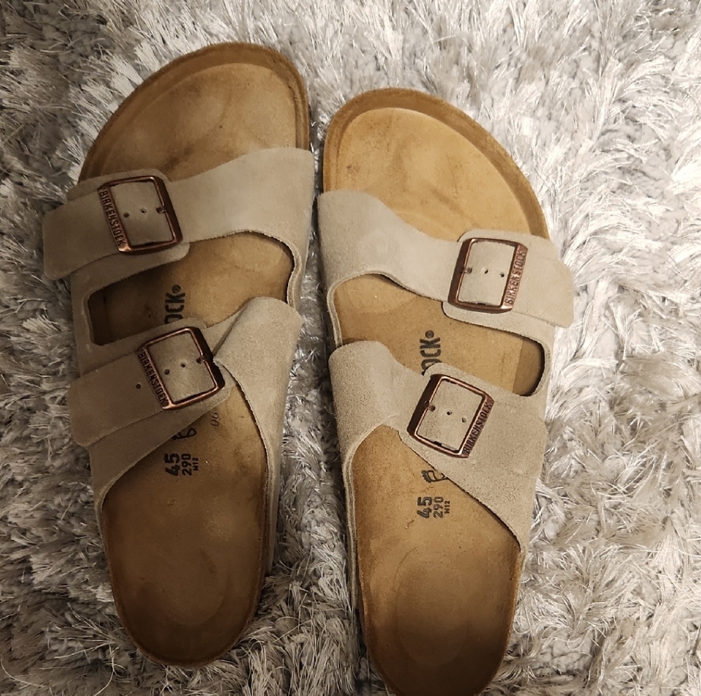 Birkenstock Tan Suede Sandals